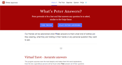 Desktop Screenshot of peter-virtual-tarot.com