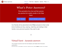 Tablet Screenshot of peter-virtual-tarot.com